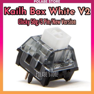 Switch Kailh Box White V2 clicky switch bàn phím cơ Polabe Store