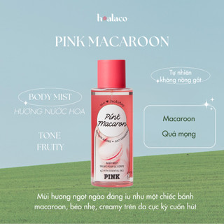 Xịt thơm toàn thân body mist pink macaron - victoria's secrets