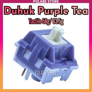 Duhuk Purple Tea Bitter Tea Cà Tím tactile switch Công tắc bàn phím cơ - Polabe Store