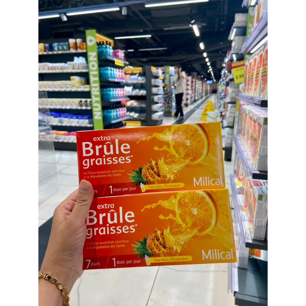 [Mẫu mới][Date 2026] Nước uống Detox Milical giảm mỡ, mát gan, thải độc- hộp 7 ống