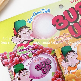 Kẹo Gum Thổi Bubup Trái Cây Lotte (gói 3g), đồ ăn vặt