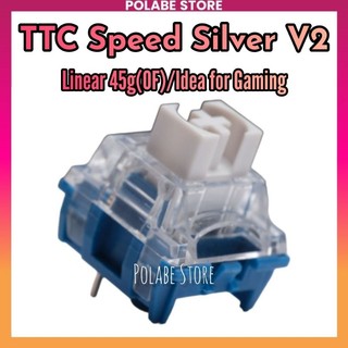 TTC Speed Silver V2 linear switch bàn phím cơ TTC Quick Silver V2 - Polabe Store