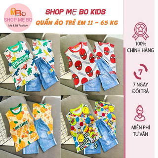 HOT - HIT BỘ ba lỗ sát nách 3D bé trai bé gái thun lạnh in hình đẹp