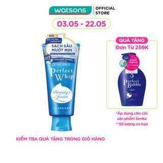 Sữa Rửa Mặt Tạo Bọt Senka Perfect Whip U 120g