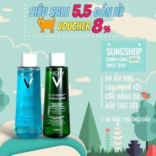 [PHÁP] Nước hoa hồng Vichy Toner cân bằng da làm sạch sâu