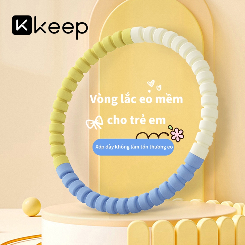 Vòng lắc eo bụng KEEP Giảm Mỡ Bụng - Hàng Chính Hãng Hula Hoop đa năng giảm eo thon gọn