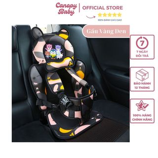 Ghế Ngồi Ôtô Cho Bé Hai Lớp Bảo Vệ Đầu Có Thể Điều Chỉnh Cho Nhiều Lứa Tuổi Ghế Ô Tô Kiêm Đai An Toàn Cho Bé Tiện Lợi