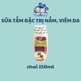 Sữa tắm chuyên diệt ghẻ, nấm da, các bệnh ngoài da cho chó mèo Bio Derma 150ml