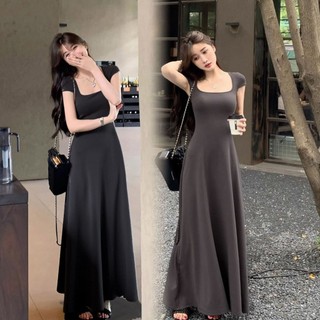 Đầm váy mùa hè dáng dài ôm body cộc tay xòe hack dáng đi biển đi tiệc phong cách hottrend HQ (CÓ BIG SIZE) GOLALA SP107