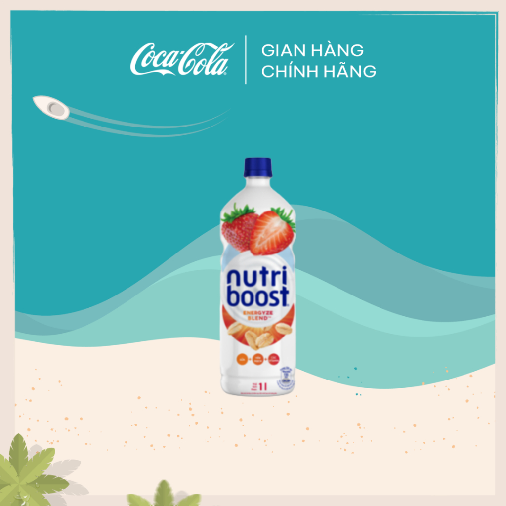 Chai Sữa Nutriboost Thế Hệ Mới Hương Dâu 1l/Chai Coca-Cola Official Store
