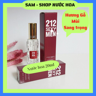 Nước hoa mini 212 Sexy Men nam 20ml dạng xịt- mẫu 4d-Mùi 212 Sexy Men- Mùi Gợi Cảm- Sam Shop Nước Hoa