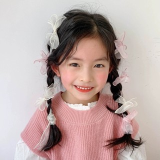  Dây Kẹp Tóc Ruy Băng Kèm Nơ Dây Cài Tóc Phong Cách Lolita Cho TeenGirl MyBaby 