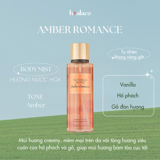 BODY MIST Xịt thơm toàn thân AMBER ROMANCE Victoria’s Secret