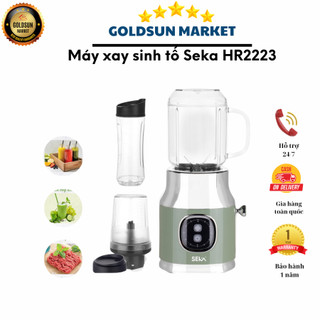 Máy xay sinh tố Seka HR2223 đa năng công suất 500W xay thịt cá, xay sinh tố tặng kèm 3 cối xay