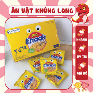 Thùng 24 snack mì enaak indonesia, mì trẻ em ăn liền vị gà truyền thống 30g, đồ ăn vặt,
