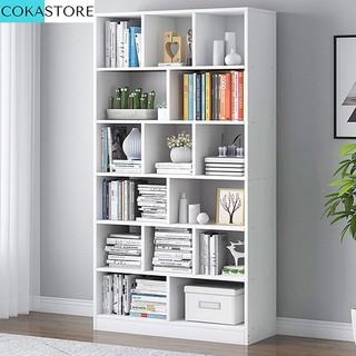 Kệ Sách Gỗ Để Sàn COKASTORE Tiết Kiệm Diện Tích Với Thiết Kế Sang Trọng  Độc Đáo Kích Thước 178 x 80 x 24cm (KSG-03)