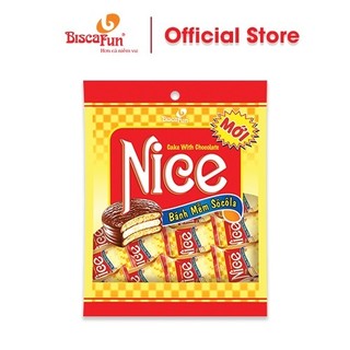 Bánh Mềm Sôcôla Nice Biscafun Túi 200g