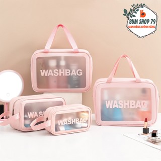 Túi Đựng Mỹ Phẩm Washbag 1 Ngăn Nhiều Màu Đủ Kích Thước, Túi Đựng Đồ Make Up Chất Liệu Pu Chống Nước