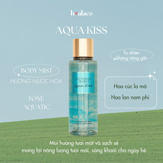 BODY MIST Xịt thơm toàn thân AQUA KISS Victoria’s Secret
