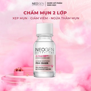 Chấm Mụn 2 Lớp Xẹp Mụn Sau 4H Neogen Dermalogy A-Clear Aid Soothing Pink Eraser 15ml