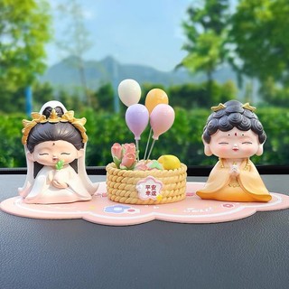 Tượng phật Adida, Quan Thế Âm Bồ Tát Chibi trang trí taplo xe hơi - Tượng Quan Âm ,Phật Adida