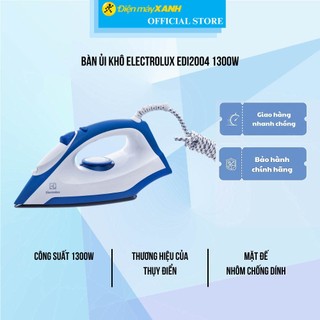 Bàn ủi khô electrolux edi2004 1300w