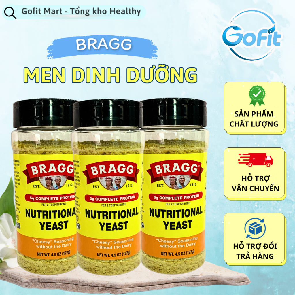 Men Dinh Dưỡng Cao Cấp Bragg Nutritional Yeast - 127g