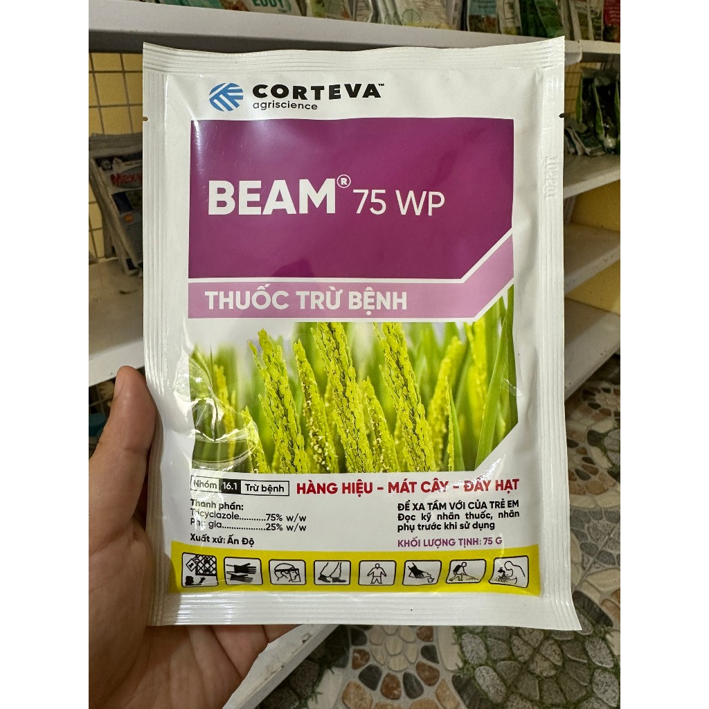 Thuốc đặc trị phấn trắng, sương mai BEAM 75WP/75GR