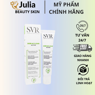  Kem dưỡng da giảm mụn SVR SEBIACLEAR Mat + Pores Kem dưỡng ẩm thu nhỏ lỗ chân lông, điều tiết bã nhờn