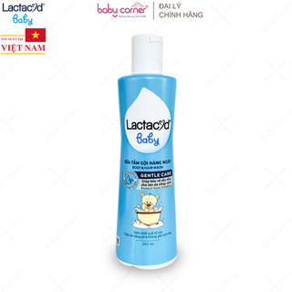 [HSD: 31/07/2026] Sữa Tắm Gội Toàn Thân Lactacyd Gentle Care Ngăn Ngừa Rôm Sảy và Hăm Kẽ, 250ml, Cho Bé Sơ Sinh