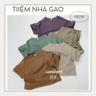 Áo sọc nhỏ Hàn quốc cho bé trai bé gái