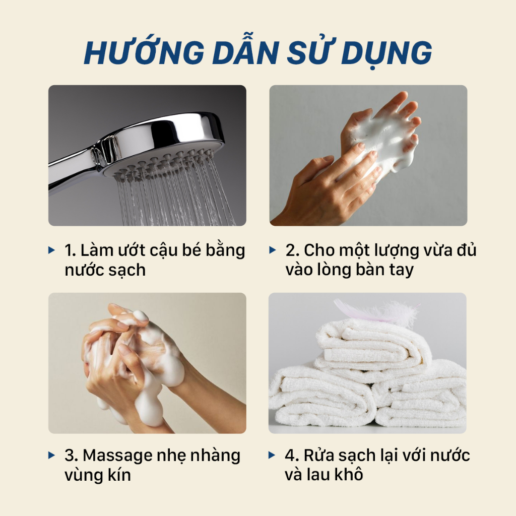 Dung dịch vệ sinh nam UMIHA (100ml) dạng bọt - Ddvs ngăn mùi và vi khuẩn gây viêm ngứa, hương thơm cuốn hút nam tính