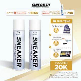 Combo 2 chai xịt tạo bọt vệ sinh giày Sneaker cao cấp