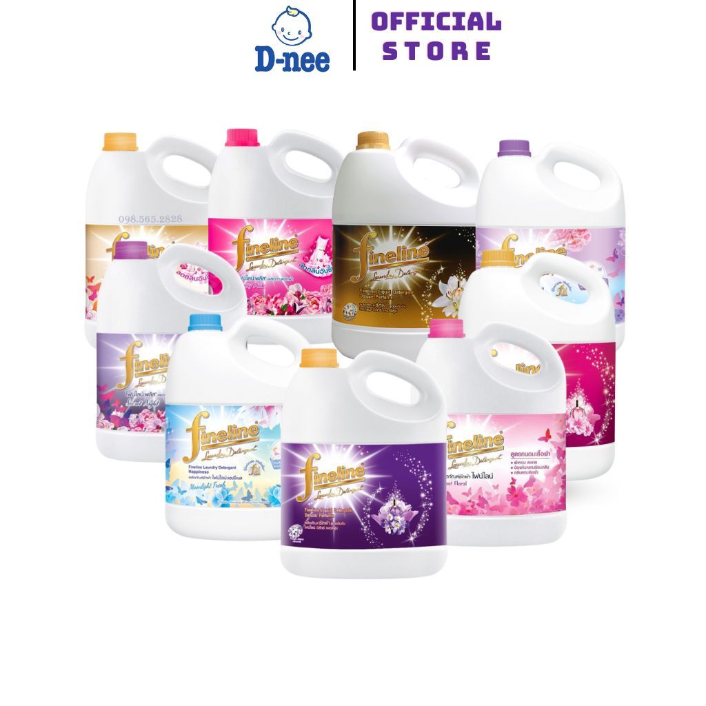 (TRỢ GIÁ) Nước Giặt Fineline Thái Lan Can 3000ml.