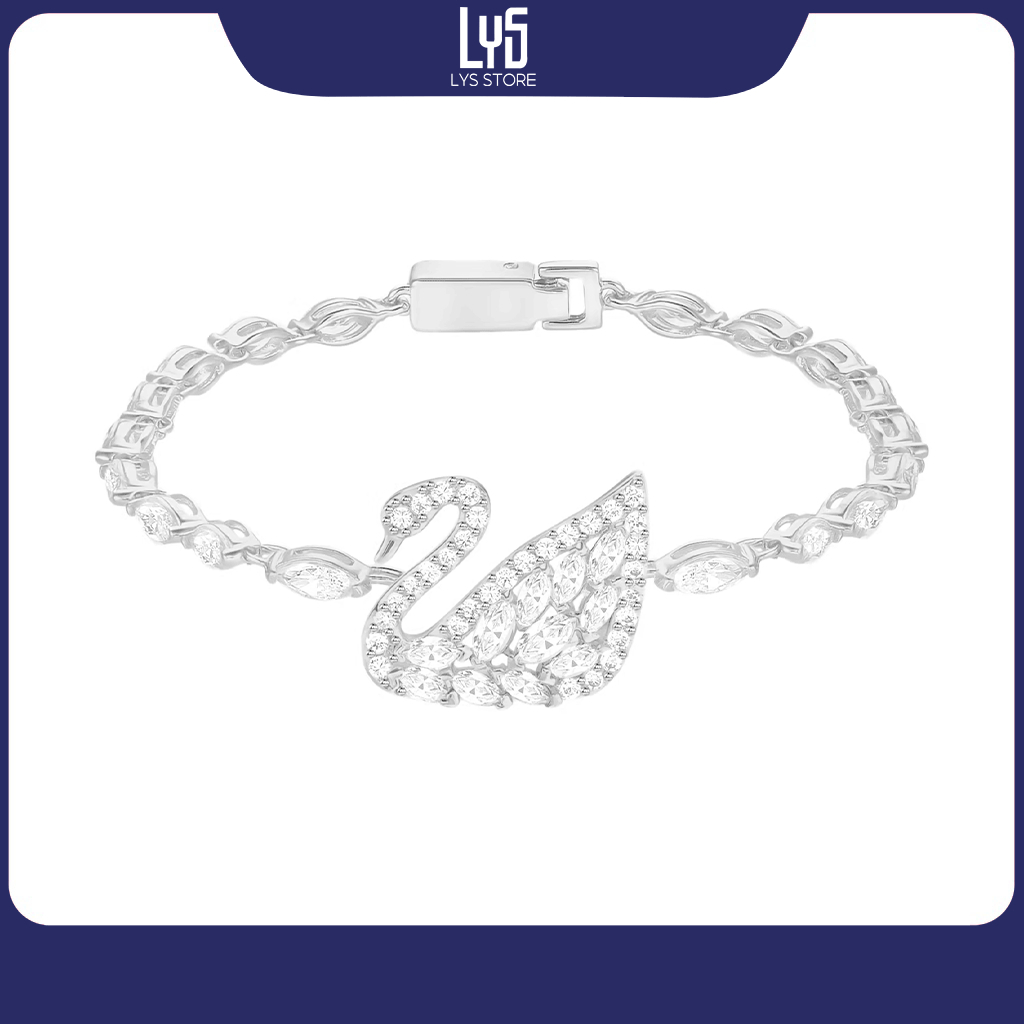 Vòng tay nữ LYS Lake Silver Bracelet 2035SV Fullbox - Vòng Tay Thiên Nga Hàng Xuất Xịn