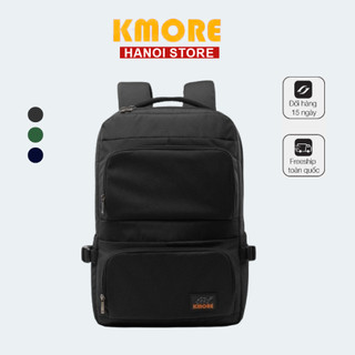 Balo Laptop Thời Trang 15.6 Inch Kmore The Wesley Chất Liệu 900D Twill Polyester Cao Cấp