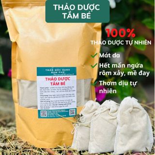  THẢO DƯỢC TẮM BÉ Giúp Mát Da Ngừa Rôm Sảy Mẩn Ngứa An toàn cho trẻ. 