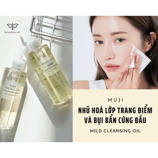 Dầu tẩy trang muji oil cleansing mlid 200ml nhật