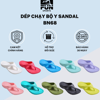 Dép Chạy Bộ Ysandal Chính Hãng B&M Đài Loan Mã BN68 Nam Nữ Nhựa EVA Đủ Màu Siêu Nhẹ Fun Sports