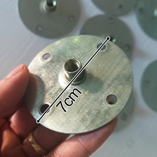 Pát Sắt Tròn Có Lỗ Ren 8ly, Pass Tròn Gắn Chân Bàn Ghế, Pass Sắt Tròn có lỗ ren, Kết Nối Kết Cấu Giá Rẻ