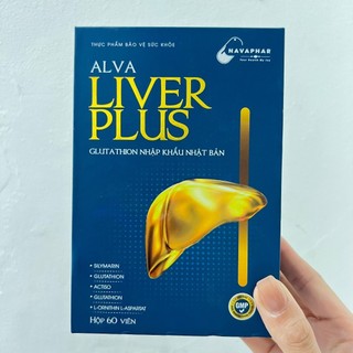 Bổ gan alva liver plus silymarin - giải độc gan và bảo vệ gan, hỗ trợ tăng cường chức năng gan - hộp 60 viên