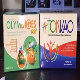 Bộ 2 sản phẩm Olymdiges và Tokkao  [chính hãng, date mới nhất] ( new gold plus )