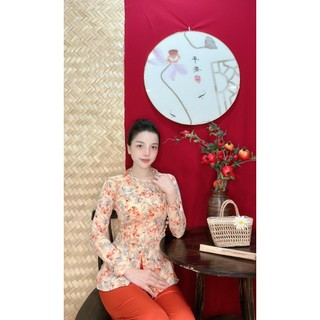 Bà ba mango hoa cánh quạt dây kéo nút ngọc size s đến 3xl