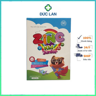 ZINC KID JUNIOR HỘP 20 ỐNG BỔ SUNG L - LYSIN VÀ KẼM CHO TRẺ
