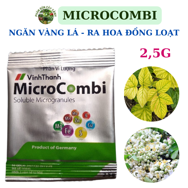Phân bón lá vi lượng Microcombi - Gói 2.5g [Chất lượng]