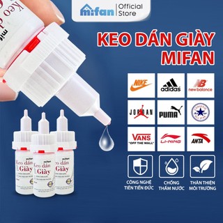 Keo Dán Giày Dép Chuyên Dụng Mifan 20ml - Dính Siêu Chắc, Trong Suốt - Mifan