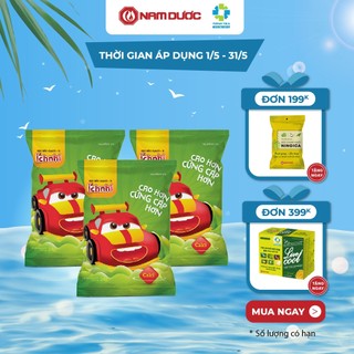 3 Dây Kẹo dẻo Calci - D Ích Nhi (dây 10 gói) cho bé hỗ trợ bổ sung canxi, phát triển chiều cao và hoàn thiện hệ xương, r