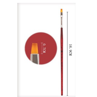 Cọ bản vẽ móng nail Enzlow số 2 4 0918