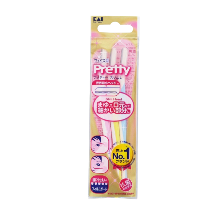 Set 3 dao cạo lông mày Pretty Kai