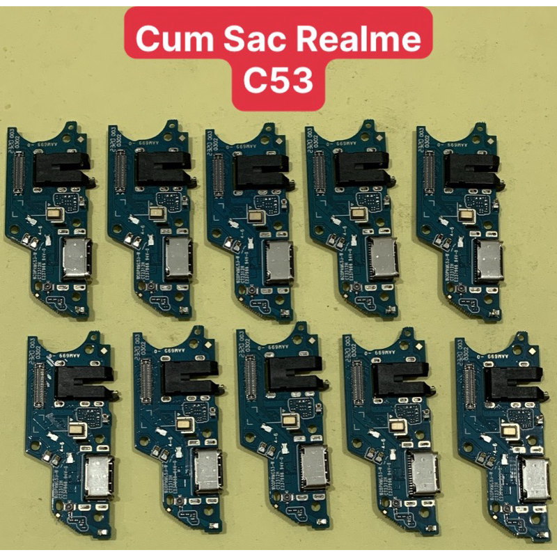 cụm bo mạch sạc realme c53/ cụm sạc realme c53/ cụm đuôi sạc realme c53 hàng chuẩn giá tốt